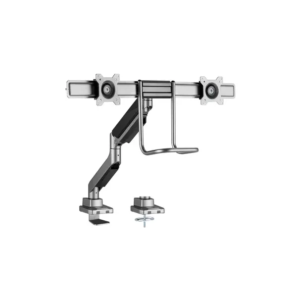 Equip 650161 Soporte de Mesa 2 Pantallas 17"-32" VESA 100x100mm 9KG Negro 
