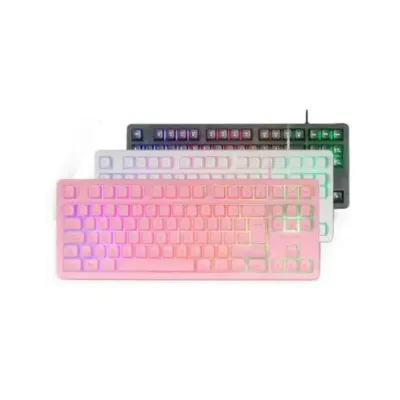 Teclado H-mech Gaming Mars Gaming Mk023 Color Rosa Tamaño Teclado H-mech Gaming Mars Gaming Mk023 Color Rosa Tamaño