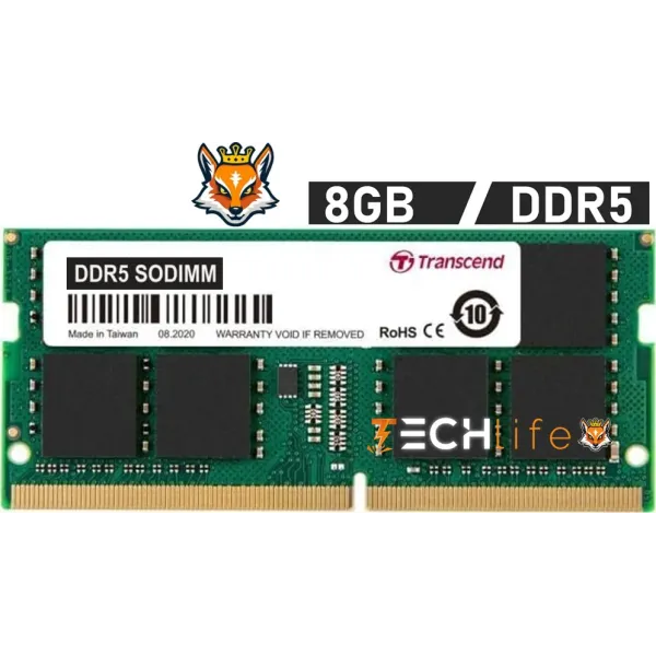 Memoria RAM Transcend JetRam SO-DIMM DDR5 4800MHz 8GB CL40