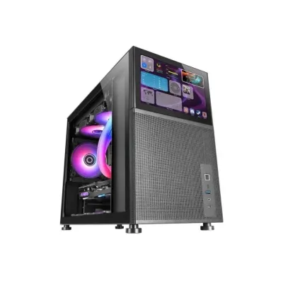 Mars Gaming MC-LCD Torre Custom Micro-ATX Pantalla LCD IPS 8"
