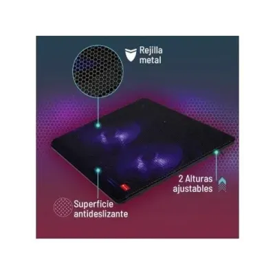 NGS Jetstand Ventilador para Portátil hasta 15.6"