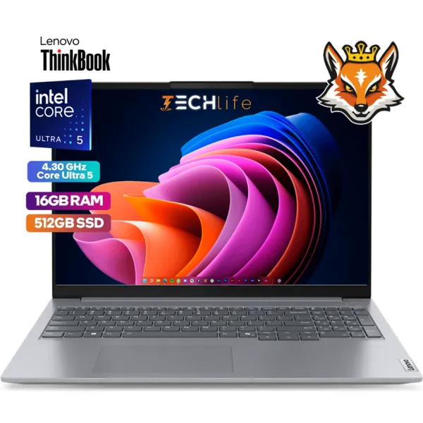 Portátil Lenovo ThinkBook 16 G7 IML Intel Core Ultra 5 125U/16GB/512GB SSD/16"