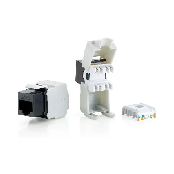 Kit 8 Uds Conector Hembra Rj45 Utp Cat6 Panel Keystone Tool Free