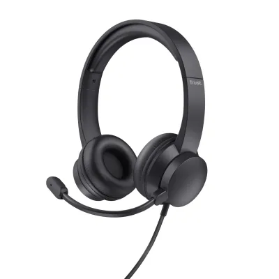 Trust Ayda On Ear Auriculares USB con Micrófono Negros Trust Ayda On Ear Auriculares USB con Micrófono Negros