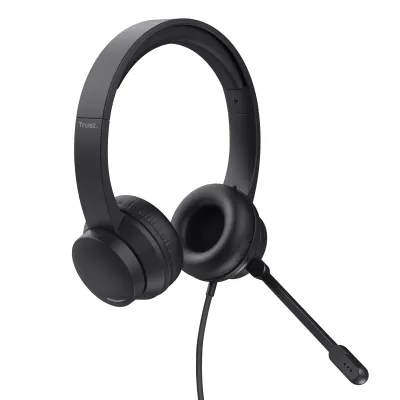 Trust Ayda On Ear Auriculares USB con Micrófono Negros Trust Ayda On Ear Auriculares USB con Micrófono Negros