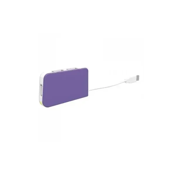 Hub Usb 2.0 Approx Appht4p A 4xusb-a 2.0 Color Morado