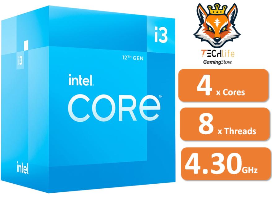 Intel Core i3-12100 4x Cores a 3.30Ghz/4.3Ghz 12MB con Gráficos Int...