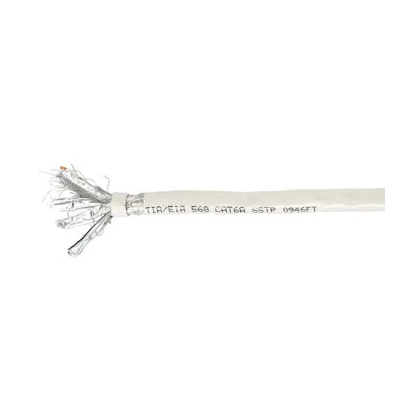 Equip 401491 cable de red Beige 100 m Cat6a S/FTP (S-STP)