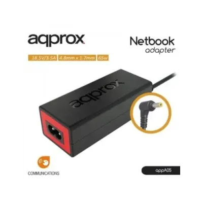 Approx APPA05 Cargador Compatible para HP 18.5V 65W Approx APPA05 Cargador Compatible para HP 18.5V 65W