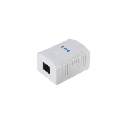 Roseta De Superficie Categoria 6 1 Hembra Rj45 Color Blanco Roseta De Superficie Categoria 6 1 Hembra Rj45 Color Blanco