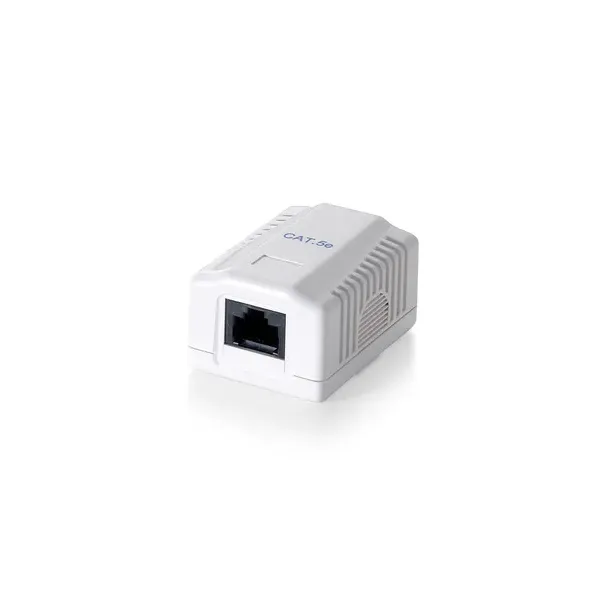 Roseta de Superficie Cat6 Conector Red Hembra RJ45