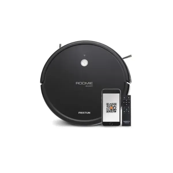 Robot Aspirador Prixton Roomie Smart Wifi App Tuya Compatible Asistente De Voz 5 Modos Bateria 2600mah 300ml 900-1400pa