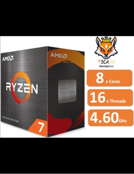 AMD Ryzen 7 5700X 8x Cores a 3.40Ghz/4.60Ghz 32MB Socket AM4 | Tech...