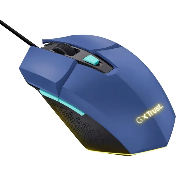 Trust GXT 109 Felox Ratón Gaming Iluminado USB 6400 DPI Azul