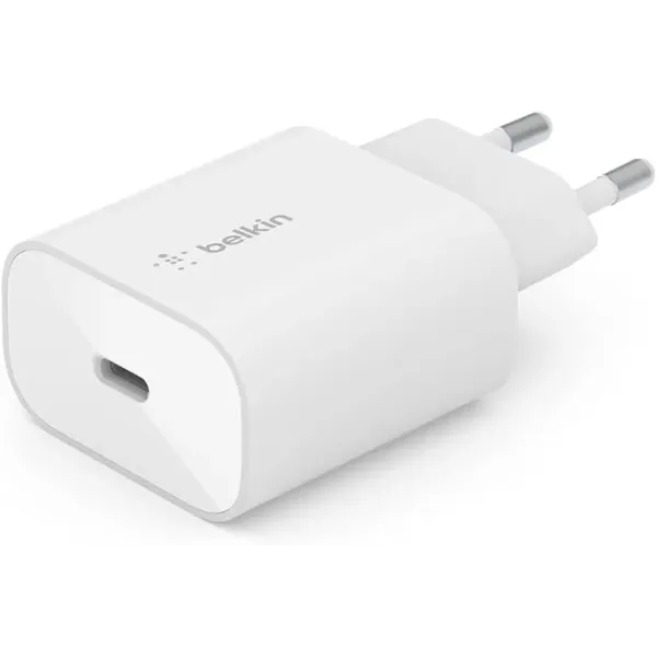 Belkin Cargador de pared USB-C PD 3.0 para iPhone y Samsung 