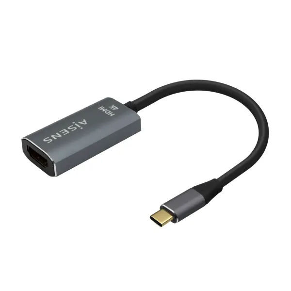 Aisens A109-0683 Conversor USB-C a HDMI 4K 60Hz 15cm Gris