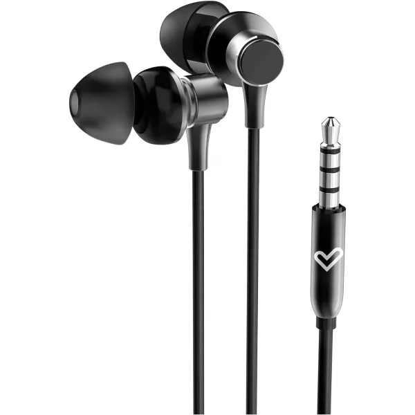 Energy Sistem Metallized Auriculares con Cable Negros 