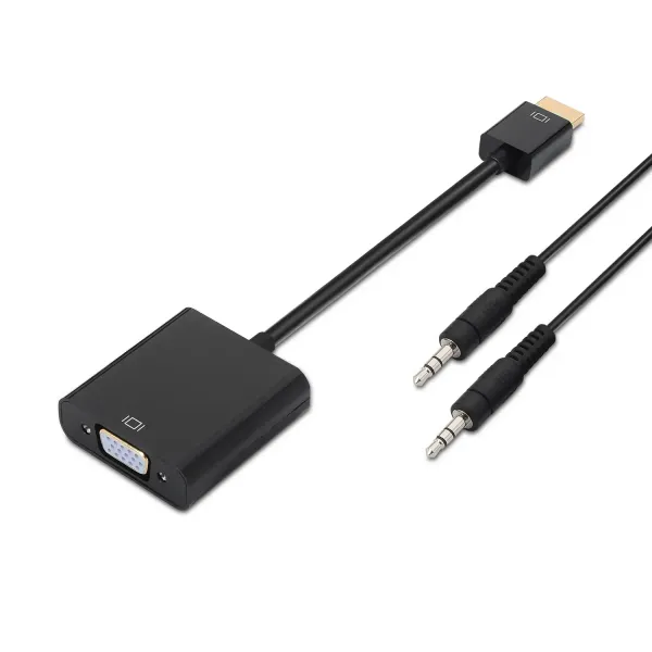 Aisens A122-0126 Adaptador HDMI a SVGA con Audio Macho/Hembra