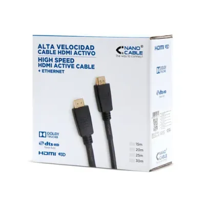 Nanocable Cable HDMI 1.4 Macho/Macho con Repetidor 30m