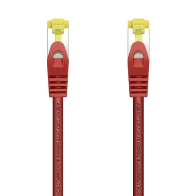 Aisens Cable de Red S/FTP RJ45 Cat.7 1m Rojo