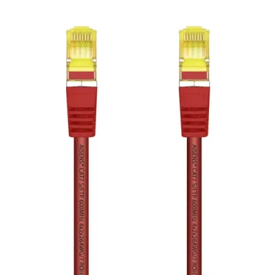 Aisens Cable de Red S/FTP RJ45 Cat.7 1m Rojo