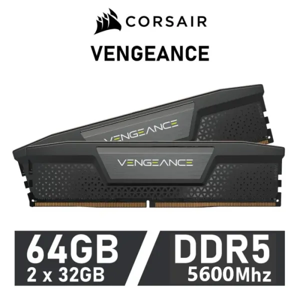 Corsair Vengeance Grey KIT 64GB DDR5 a 5600MHz CL40 XMP 3.0 (2x32GB)