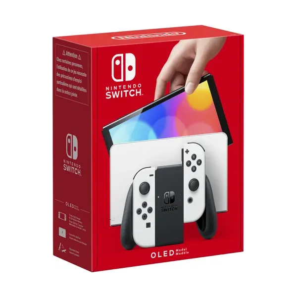 Nintendo Switch Versión OLED Blanca/ Incluye Base/ 2 Mandos Joy-Con