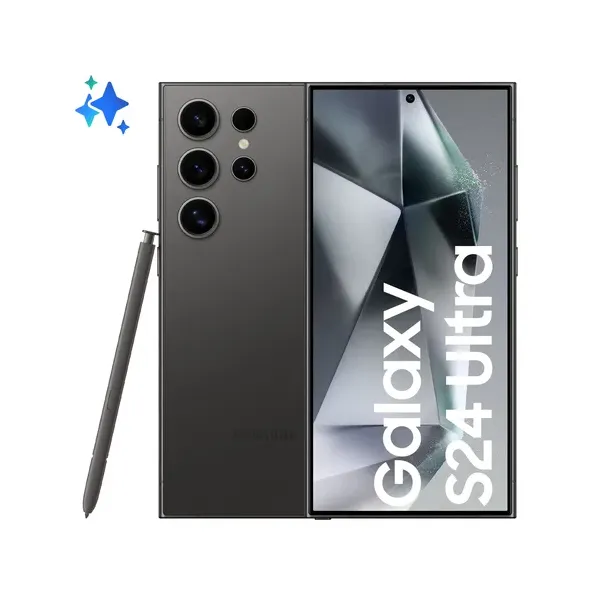 Smartphone Samsung Galaxy S24 Ultra 12GB/ 256GB/ 6.8'/ 5G/ Negro Titanium
