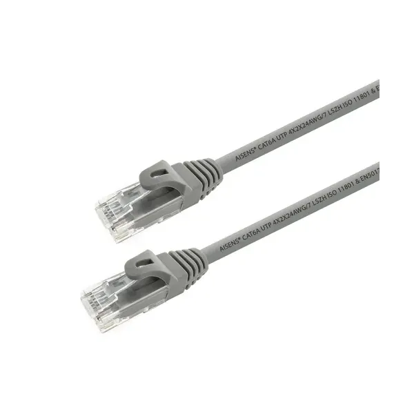 Aisens latiguillo rj45 cat.6a utp gris 3.0m