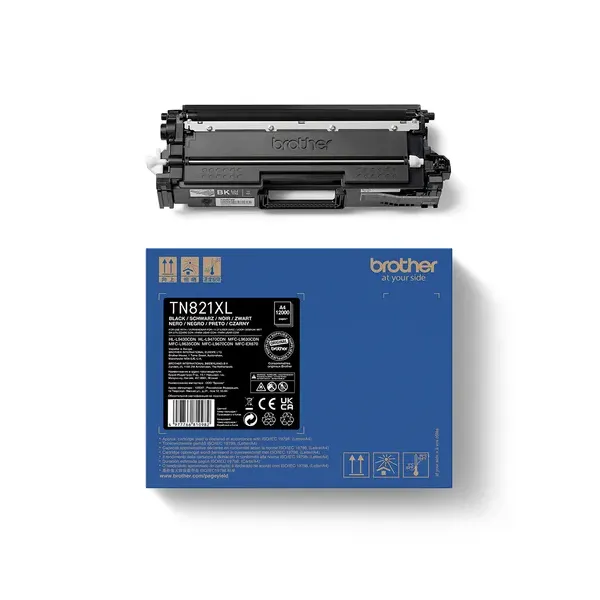 Brother TN-821XLBK Negro Tóner Original
