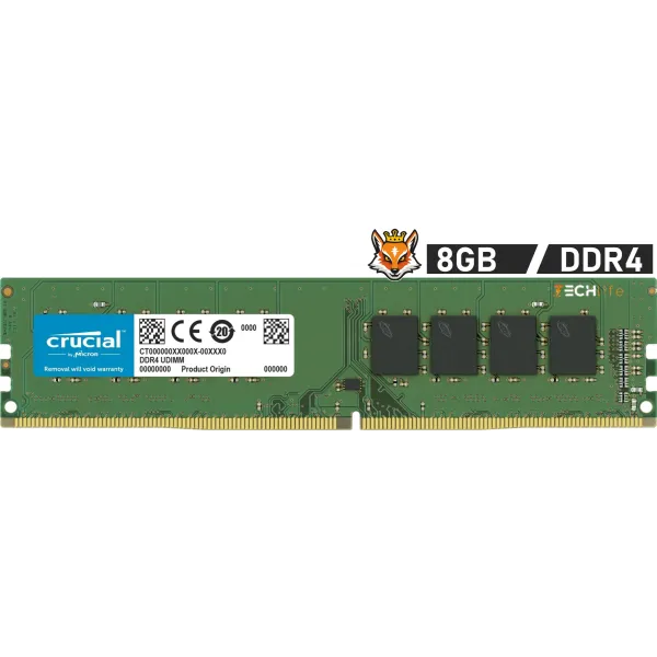 Crucial DDR4 2400 PC4-19200 8GB CL17