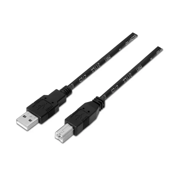 Aisens A101-0007 Cable USB 2.0 para Impresora USB-A a USB-B 3m Negro