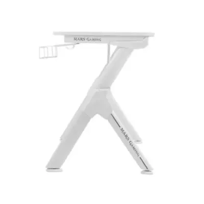 Mesa Mars Gaming Mgd 140 White Chasis De Acero Tablero 140x60cm