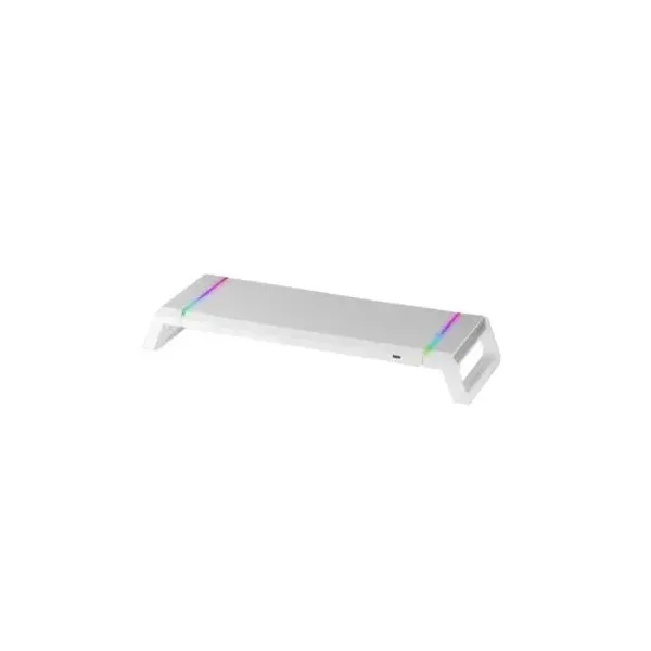 Mars Gaming MGS-ONE Soporte Premium para Monitor RGB Chroma Blanco 