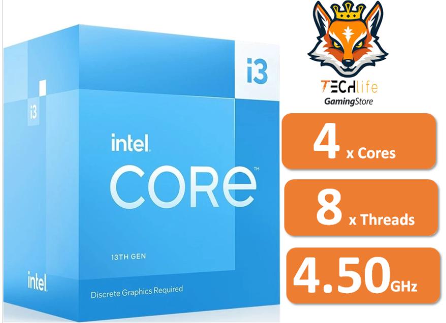Intel Core i3-13100F 4x Cores a 3.40Ghz/4.5Ghz 12MB Socket 1700 | T...