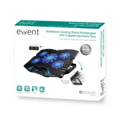 Ewent EW1259 Base Refrigeradora para Portátil hasta 17" Ewent EW1259 Base Refrigeradora para Portátil hasta 17"