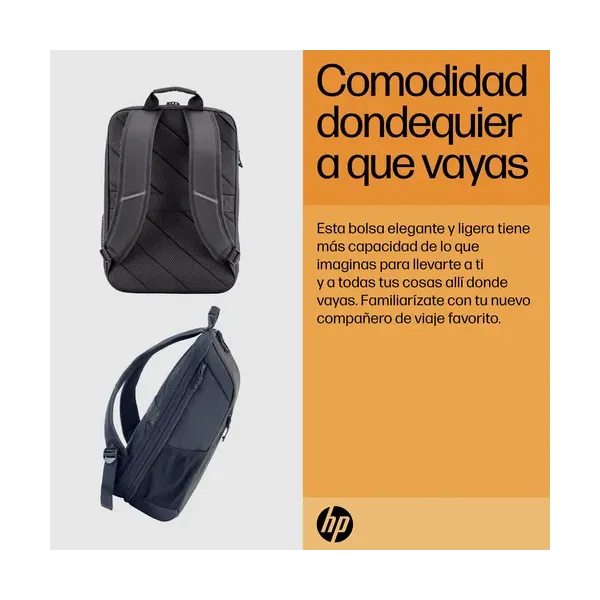 HP Travel 18L Mochila Azul Noche para Portátil 15.6" 