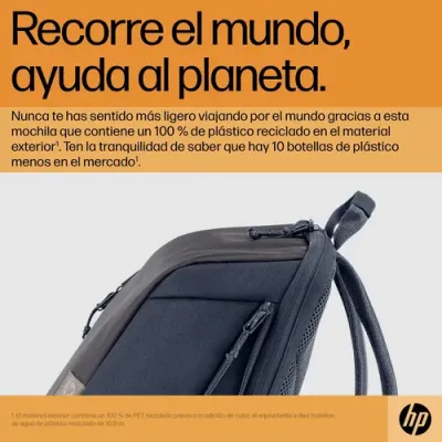 HP Travel 18L Mochila Azul Noche para Portátil 15.6" HP Travel 18L Mochila Azul Noche para Portátil 15.6"