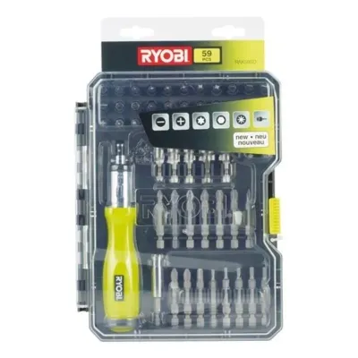 Estuche de 59 Puntas para Atornillar Ryobi RAK59SD / Incluye Estuche de 59 Puntas para Atornillar Ryobi RAK59SD / Incluye