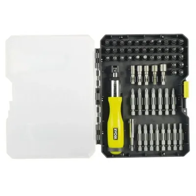 Estuche de 59 Puntas para Atornillar Ryobi RAK59SD / Incluye Estuche de 59 Puntas para Atornillar Ryobi RAK59SD / Incluye