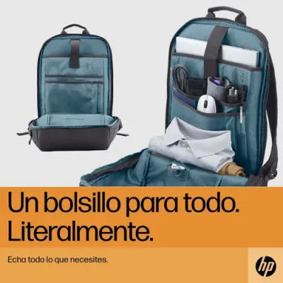 Mochila HP Travel para Portátiles hasta 15.6'/ Gris Mochila HP Travel para Portátiles hasta 15.6'/ Gris
