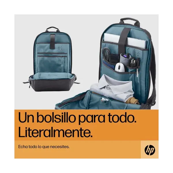 Mochila HP Travel para Portátiles hasta 15.6'/ Gris