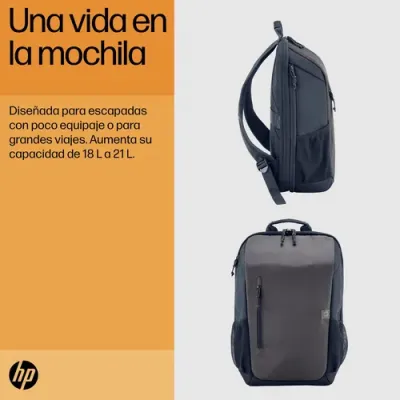 Mochila HP Travel para Portátiles hasta 15.6'/ Gris Mochila HP Travel para Portátiles hasta 15.6'/ Gris
