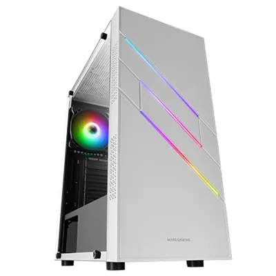 Mars Gaming MC-U3 Cristal Templado ARGB USB 3.0 Blanca Mars Gaming MC-U3 Cristal Templado ARGB USB 3.0 Blanca