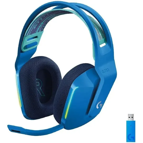 Logitech G733 Lightspeed RGB Auriculares con Micrófono Inalámbricos Gaming Azules 