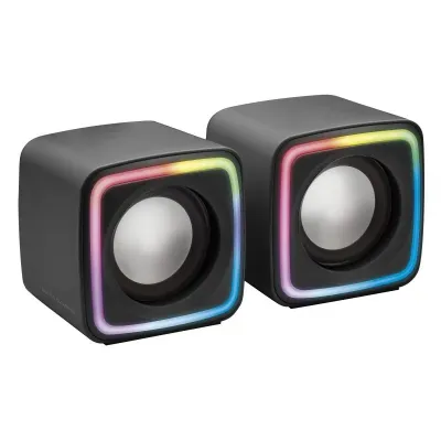 Mars Gaming MSCUBE Altavoces Gaming RGB DSP 8W Negros Mars Gaming MSCUBE Altavoces Gaming RGB DSP 8W Negros