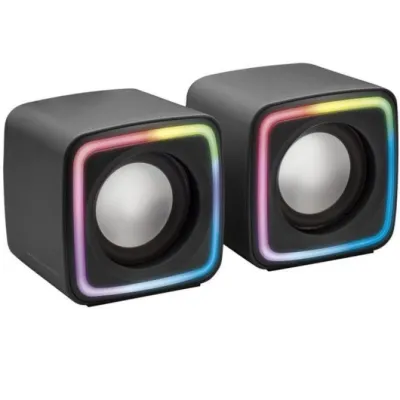 Mars Gaming MSCUBE Altavoces Gaming RGB DSP 8W Negros Mars Gaming MSCUBE Altavoces Gaming RGB DSP 8W Negros