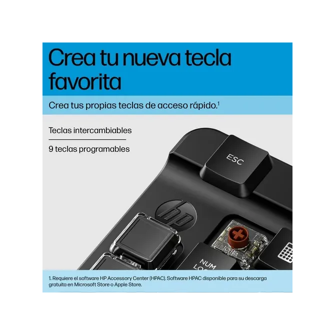Teclado Numérico Inalámbrico HP 435 Programable/ Negro