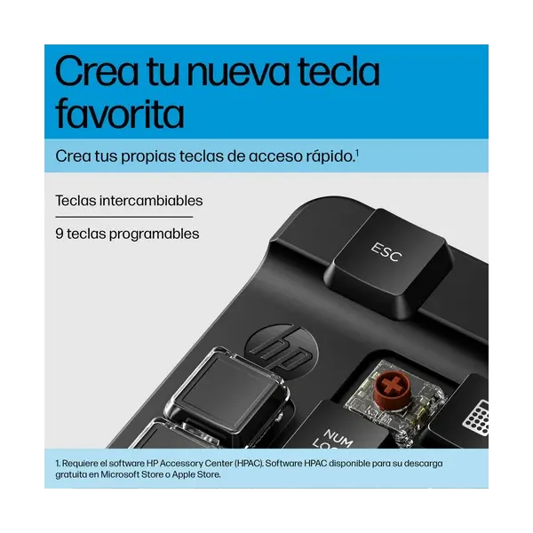 Teclado Numérico Inalámbrico HP 435 Programable/ Negro