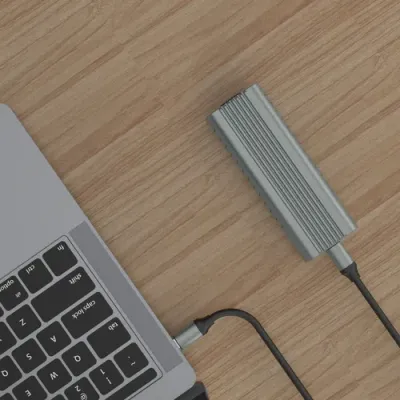Ewent EW7025 Caja Externa para SSD M.2 Gris
